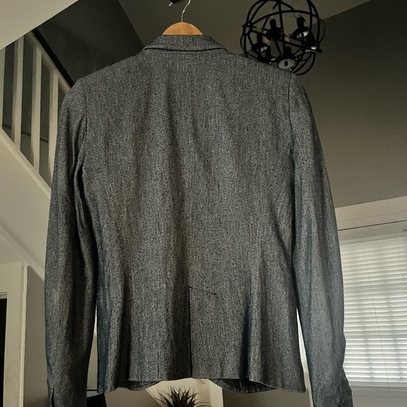 ZARA BASIC one button lined blazer petite M - Picture 6 of 12